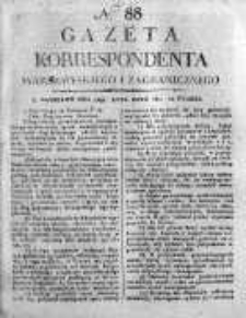 Gazeta Korrespondenta Warszawskiego i Zagranicznego 1820 III, Nr 88