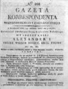 Gazeta Korrespondenta Warszawskiego i Zagranicznego 1820 III, Nr 101