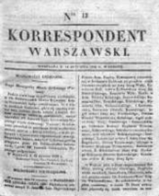 Korespondent Warszawski, 1832, I, Nr 13