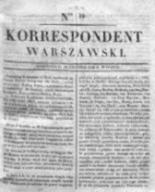 Korespondent Warszawski, 1832, I, Nr 19