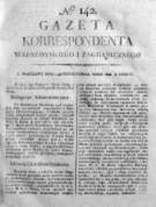 Gazeta Korrespondenta Warszawskiego i Zagranicznego 1820 IV, Nr 142