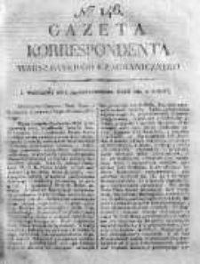 Gazeta Korrespondenta Warszawskiego i Zagranicznego 1820 IV, Nr 146