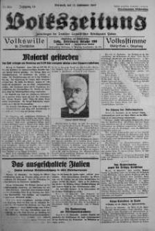 Volkszeitung 15 wrzesień 1937 nr 254