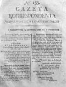 Gazeta Korrespondenta Warszawskiego i Zagranicznego 1820 IV, Nr 155