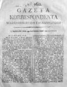 Gazeta Korrespondenta Warszawskiego i Zagranicznego 1820 IV, Nr 162