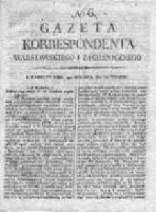 Gazeta Korrespondenta Warszawskiego i Zagranicznego 1821, Nr 6