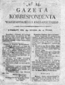 Gazeta Korrespondenta Warszawskiego i Zagranicznego 1821, Nr 14