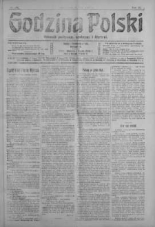 Godzina Polski : dziennik polityczny, społeczny i literacki 15 maj 1918 nr 132