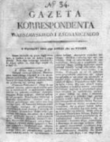 Gazeta Korrespondenta Warszawskiego i Zagranicznego 1821, Nr 34