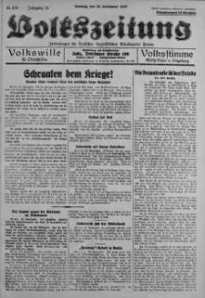 Volkszeitung 19 wrzesień 1937 nr 258
