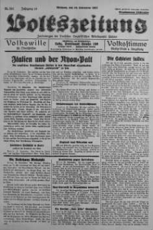 Volkszeitung 22 wrzesień 1937 nr 261