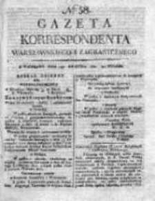 Gazeta Korrespondenta Warszawskiego i Zagranicznego 1821, Nr 58