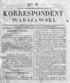 Korespondent Warszawski, 1832, I, Nr 22
