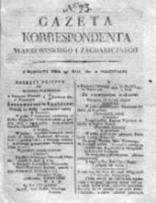 Gazeta Korrespondenta Warszawskiego i Zagranicznego 1821, Nr 73