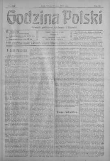 Godzina Polski : dziennik polityczny, społeczny i literacki 18 maj 1918 nr 135