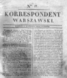 Korespondent Warszawski, 1832, I, Nr 27
