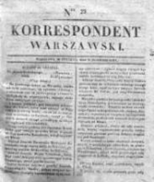 Korespondent Warszawski, 1832, I, Nr 29