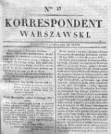 Korespondent Warszawski, 1832, I, Nr 37