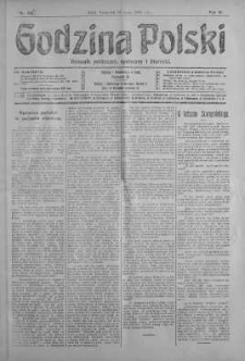 Godzina Polski : dziennik polityczny, społeczny i literacki 23 maj 1918 nr 139