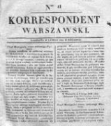 Korespondent Warszawski, 1832, I, Nr 41