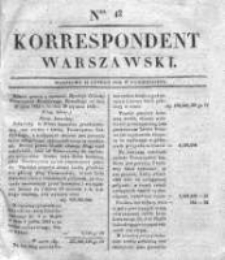 Korespondent Warszawski, 1832, I, Nr 42