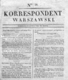 Korespondent Warszawski, 1832, I, Nr 58