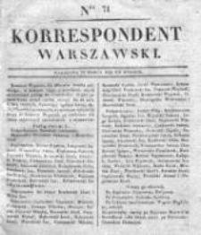 Korespondent Warszawski, 1832, I, Nr 71
