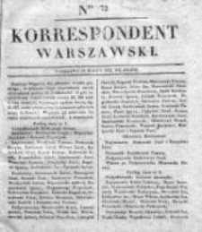Korespondent Warszawski, 1832, I, Nr 72