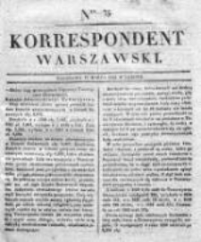 Korespondent Warszawski, 1832, I, Nr 75
