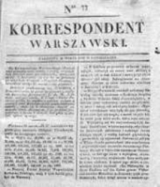 Korespondent Warszawski, 1832, I, Nr 77