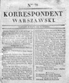Korespondent Warszawski, 1832, I, Nr 78