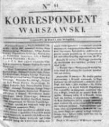 Korespondent Warszawski, 1832, I, Nr 81