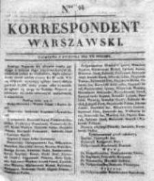 Korespondent Warszawski, 1832, I, Nr 91