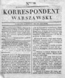 Korespondent Warszawski, 1832, I, Nr 93