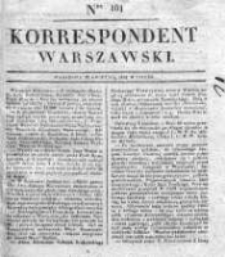 Korespondent Warszawski, 1832, I, Nr 101
