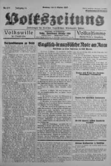 Volkszeitung 3 październik 1937 nr 272