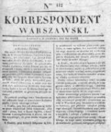 Korespondent Warszawski, 1832, I, Nr 112