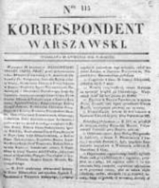 Korespondent Warszawski, 1832, I, Nr 115