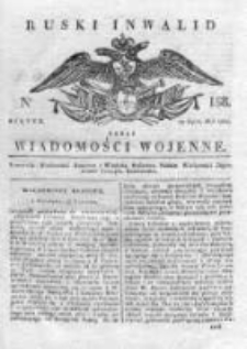 Ruski inwalid czyli wiadomości wojenne 1818, Nr 158