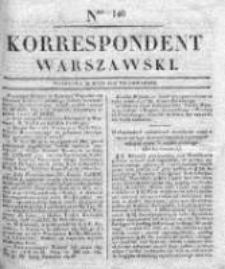 Korespondent Warszawski, 1832, I, Nr 140