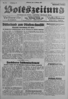 Volkszeitung 6 październik 1937 nr 275