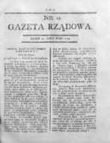 Gazeta Rządowa 1794, nr 13