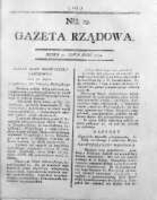Gazeta Rządowa 1794, nr 29
