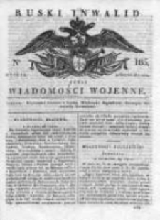 Ruski inwalid czyli wiadomości wojenne 1818, Nr 185