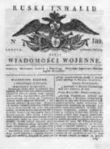 Ruski inwalid czyli wiadomości wojenne 1818, Nr 189