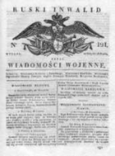 Ruski inwalid czyli wiadomości wojenne 1818, Nr 191