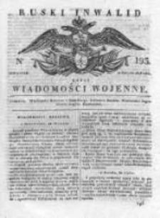 Ruski inwalid czyli wiadomości wojenne 1818, Nr 193