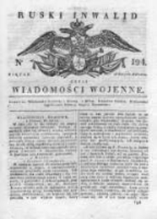 Ruski inwalid czyli wiadomości wojenne 1818, Nr 194