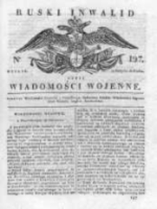 Ruski inwalid czyli wiadomości wojenne 1818, Nr 197
