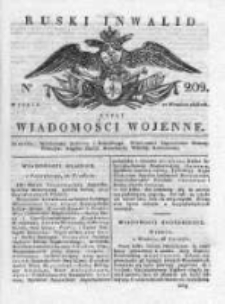 Ruski inwalid czyli wiadomości wojenne 1818, Nr 209